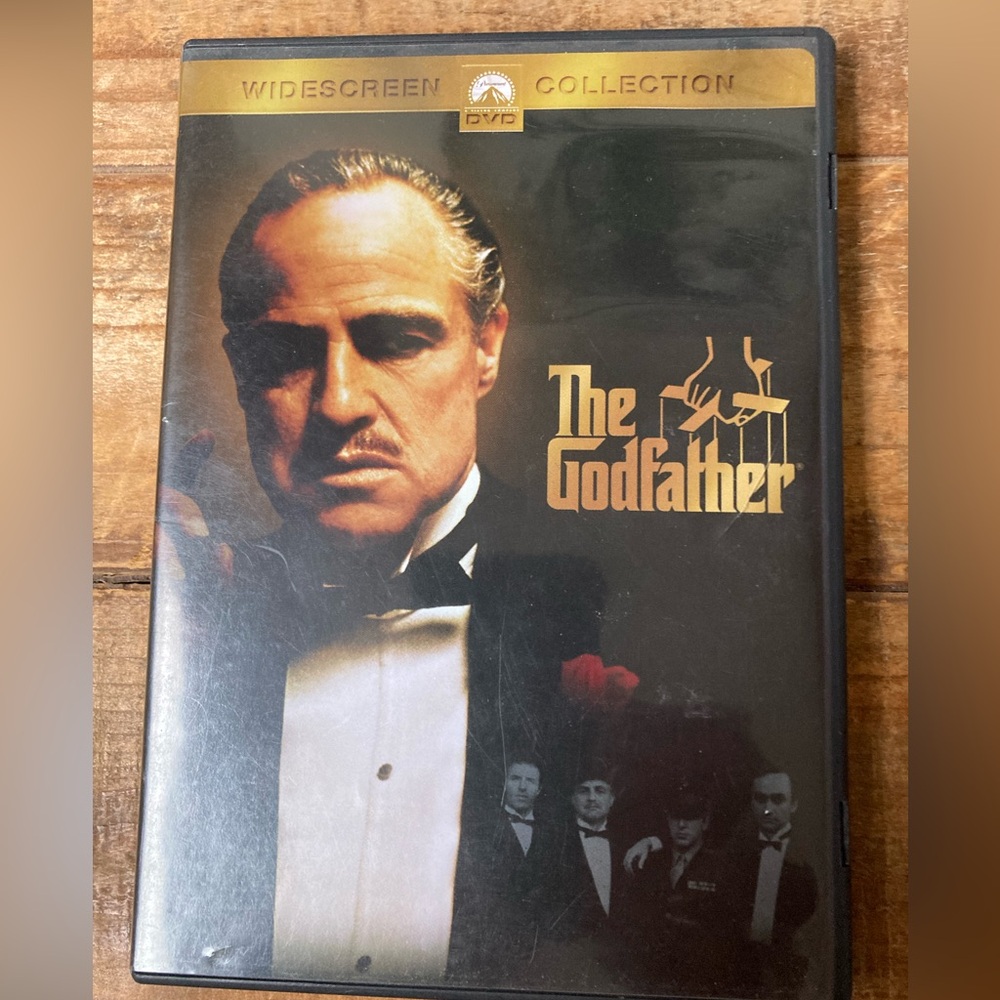 A dvd of The Godfather.